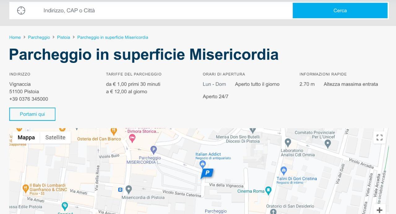 Appartamento Sulla Sala Pistoia Exteriér fotografie